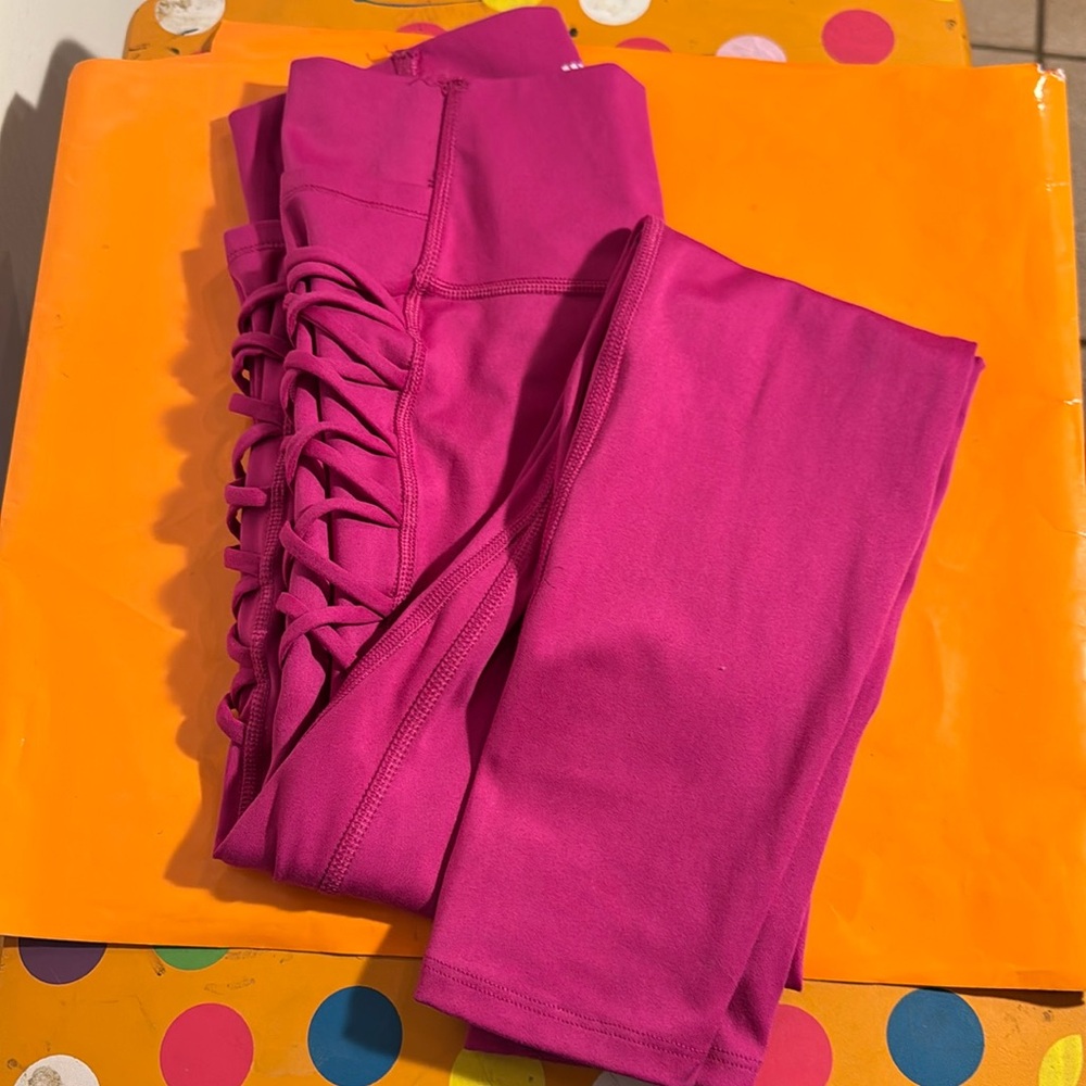 Pink leggings
